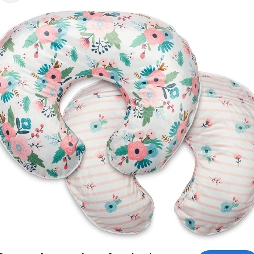 Boppy Pillow Removable Floral Cover